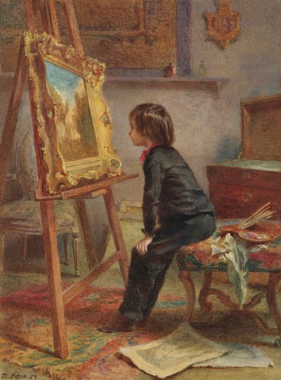 Il giovane intenditore, 1869 da Pierre Edouard Frere
